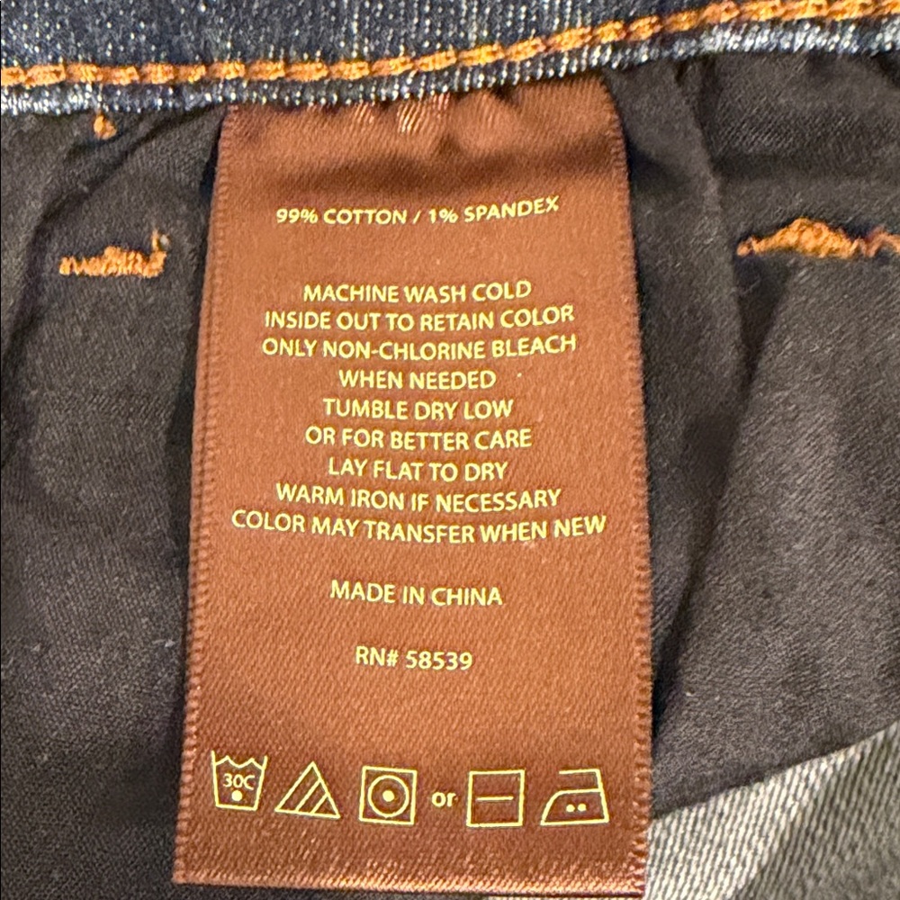 Kut From The Kloth Bardot Skinny Boyfriend Jeans Cropped Stretch Denim Size 6 - Picture 6 of 10